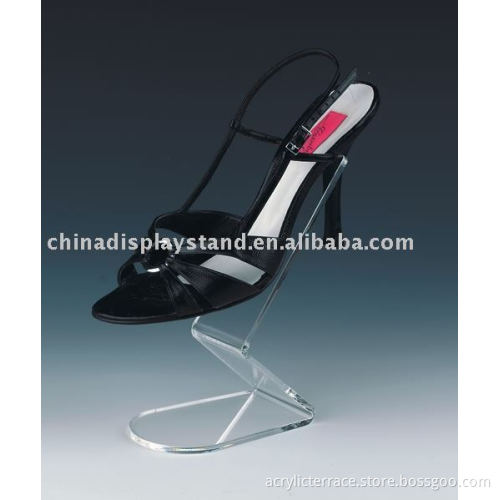 customized lucite ladys shoes riser display